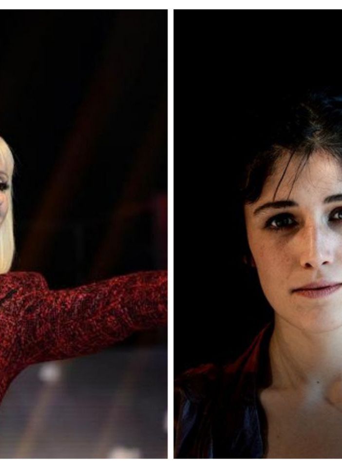 Raffaella Carrà e Chiara Dello Iacovo, che la interpreterà a teatro