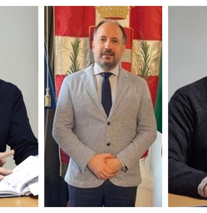 Nel collage, da sinistra: Mario Malandrone, Maurizio Rasero e Massimo Cerruti