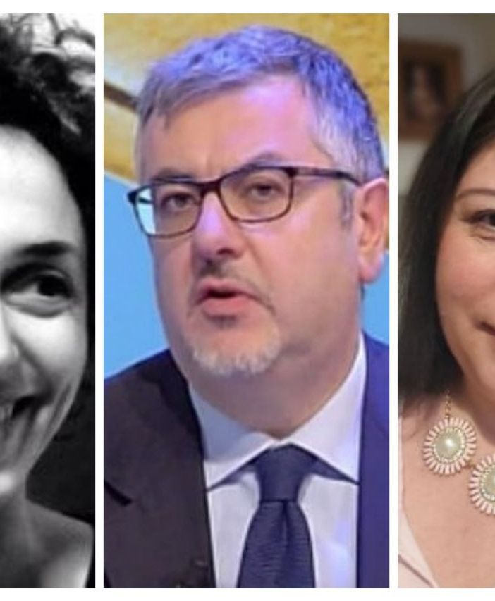 Nel collage fotografico, da sinistra a destra: Valentina Panna, Stefano Santin e Veronica Rollero