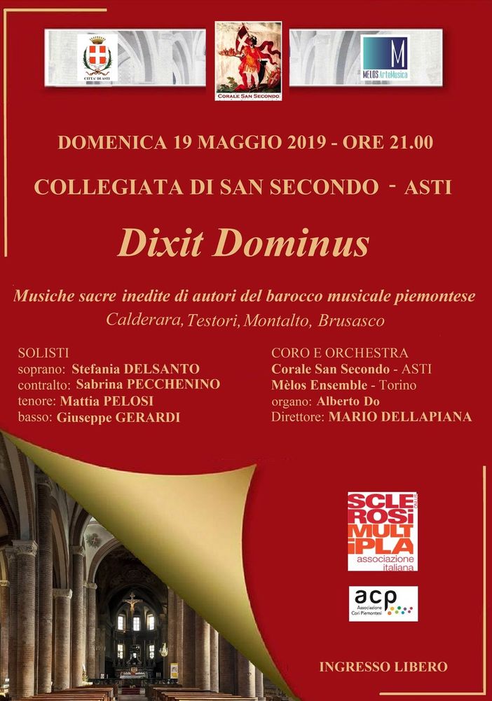 Torna il tradizionale concerto Dixit Dominus, nella Collegiata di San Secondo