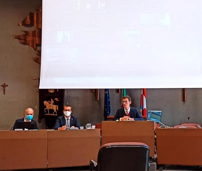 Nella foto il presidente Paolo Lanfranco, il Consigliere Provinciale Andrea Giroldo e il funzionario dott. Michele Maldonese