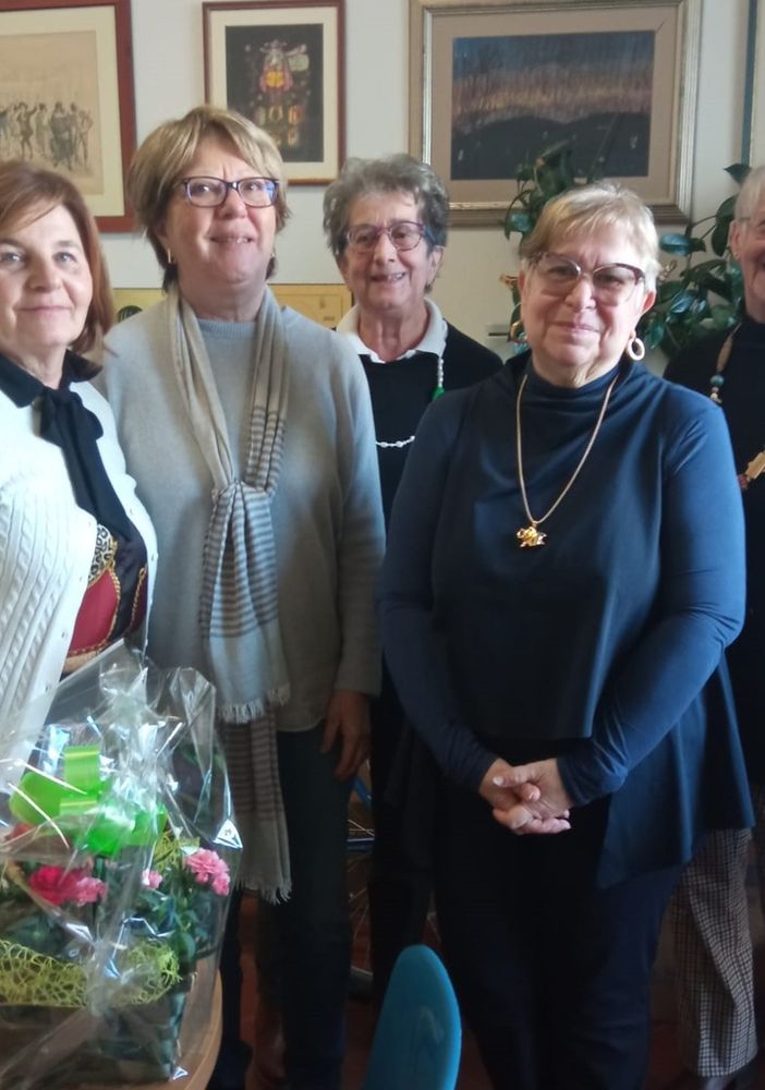 Nella foto, da sinistra: Donatella Boscassi, Paola Imarisio, Luigina Binelli, Maria Saveria Ciprotti e Margherita Giusy Gobello