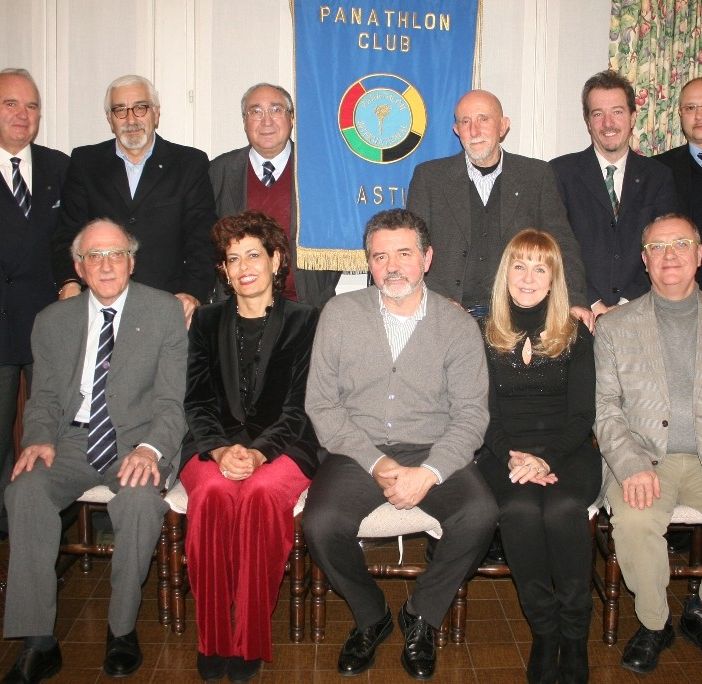 Il Consiglio Direttivo uscente del Panathlon Club di Asti
