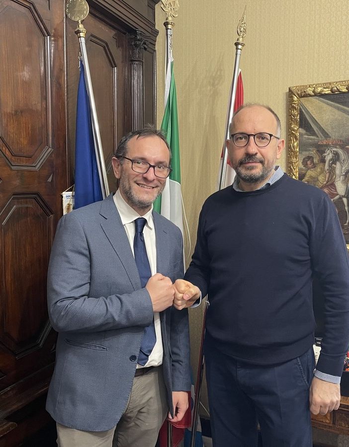 Il vicesindaco Coppo con il sindaco Rasero