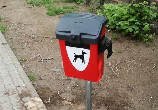 Cestino di raccolta delle deiezioni canine