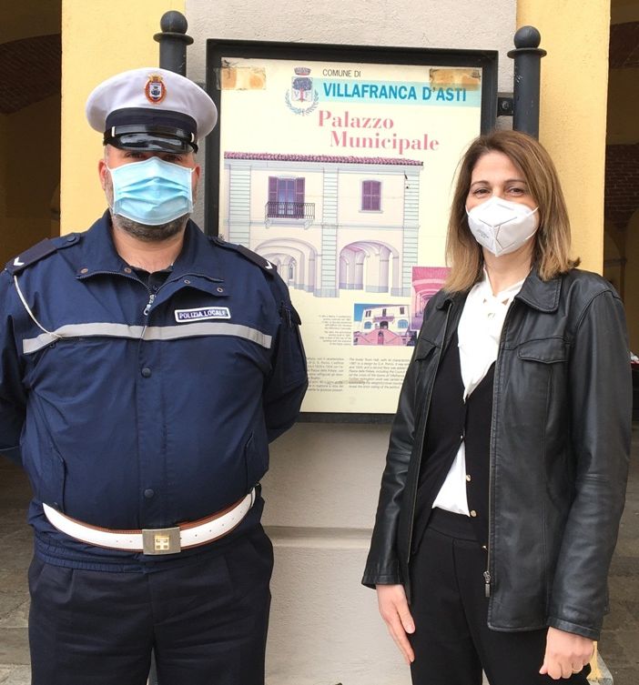 Il sindaco Macchia e l'ispettore Nivino