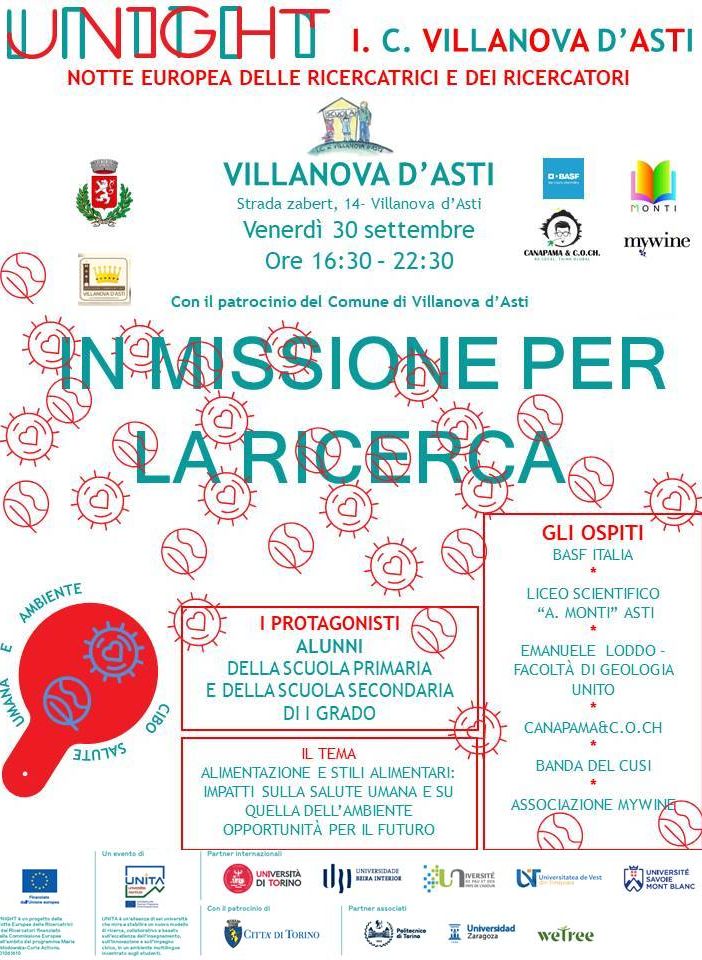 La locandina dell'appuntamento villanovese