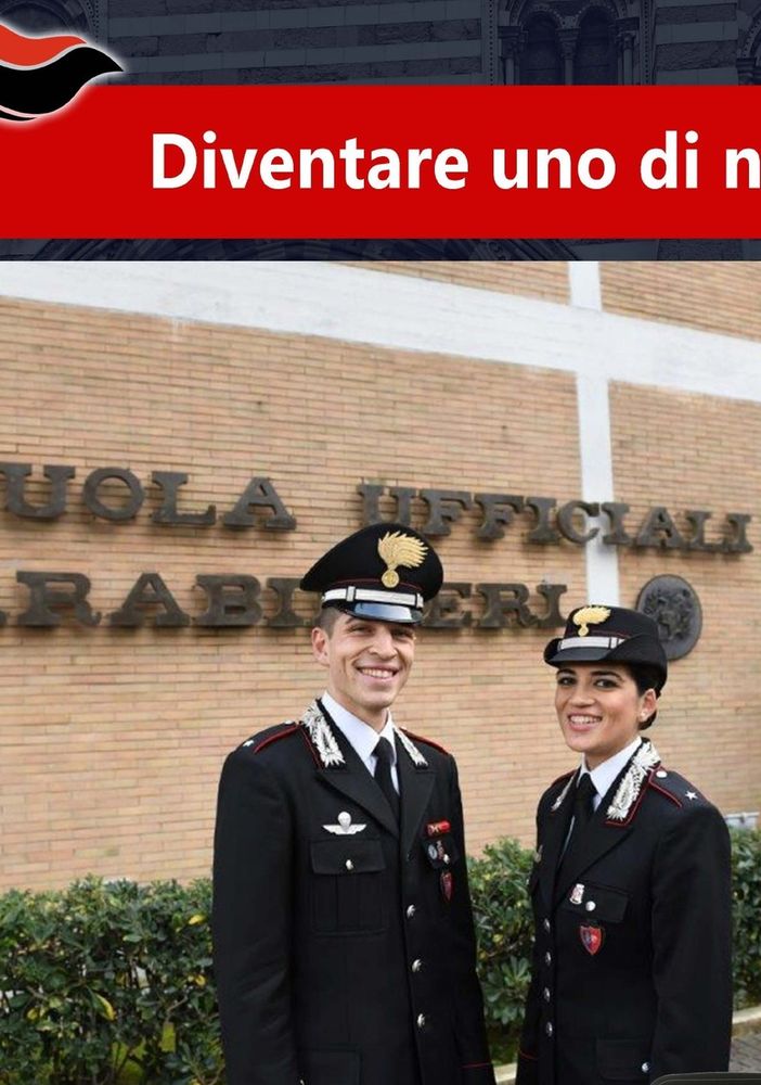 Concorso per l'ammissione di 60 allievi ufficiali dell'Arma dei Carabinieri