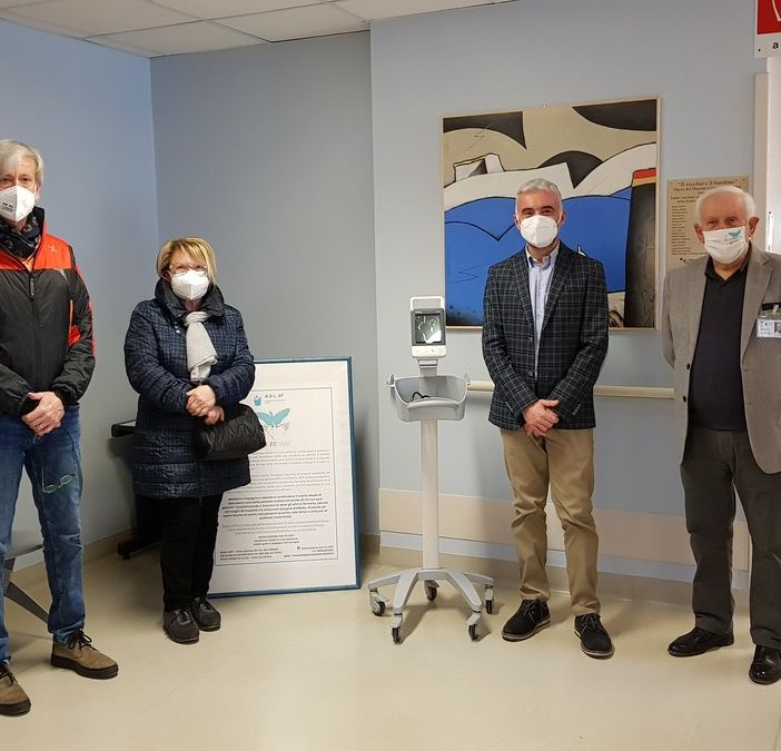 All'Oncologia del Cardinal Massaia la donazione di un monitor da parte dell'associazione Odv