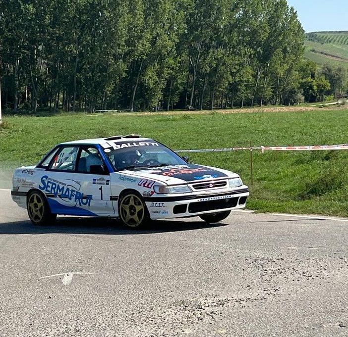 Emanuele Franco e Flavio Aivano dominano la prima tappa del rally del Grappolo