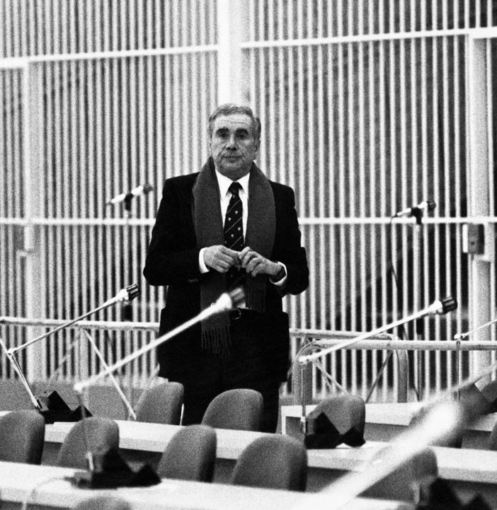 Enzo Tortora in tribunale (Foto Pub.Dom.)