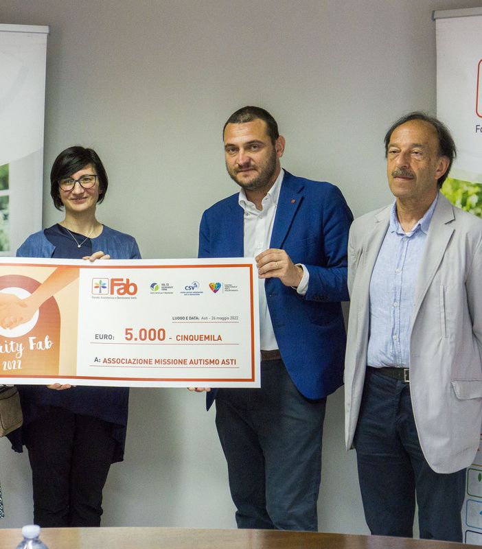Bando Charity Fab: premiati i vincitori, tra cui l'Associazione Missione Autismo di Asti