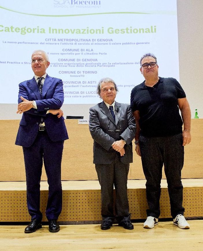 Il ministro Brunetta, il Prof. Valotti e il funzionario Zeggio