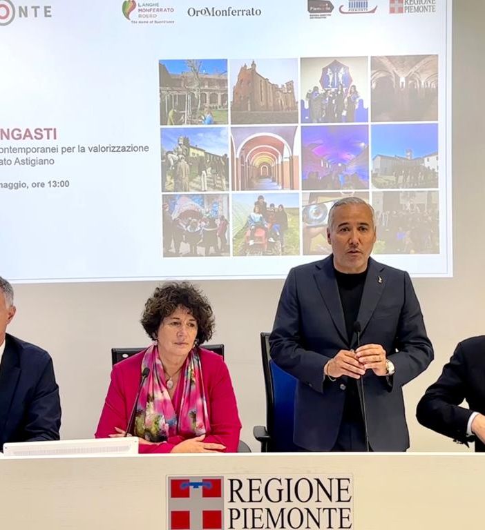 Un momento della conferenza stampa di Feeling Asti