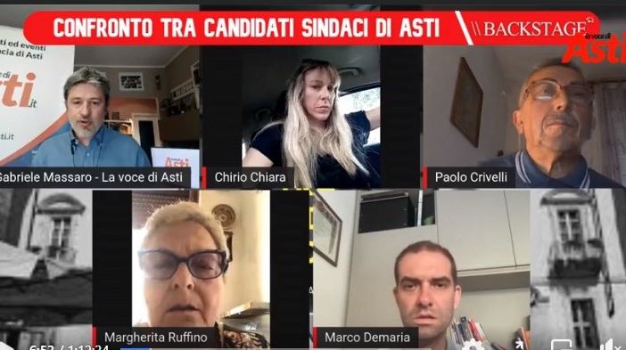Un fermo immagine tratto dalla trasmissione in onda ieri sera