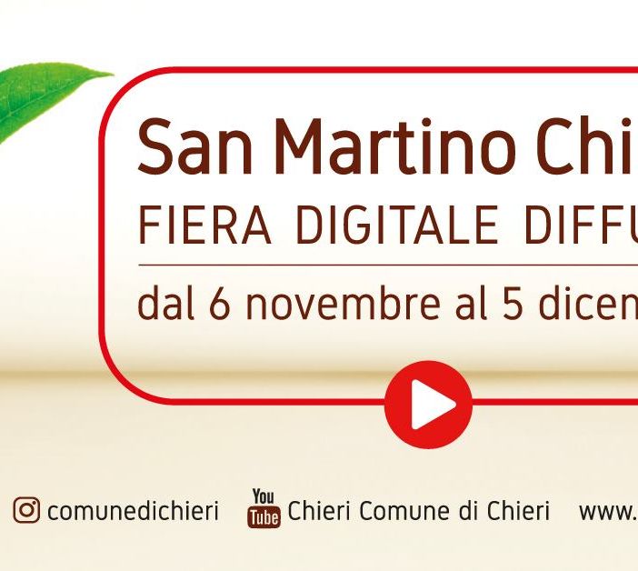 Edizione completamente ‘digitale’ per la Fiera di San Martino di Chieri