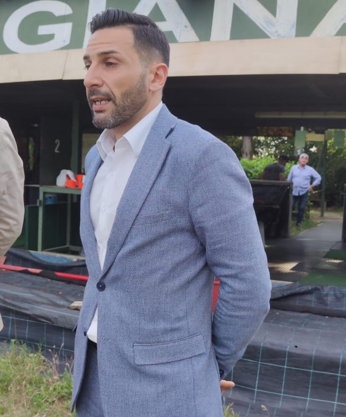 Fiocchi e Iannotta ritratti mentre ci stavano rilasciando la videointervista