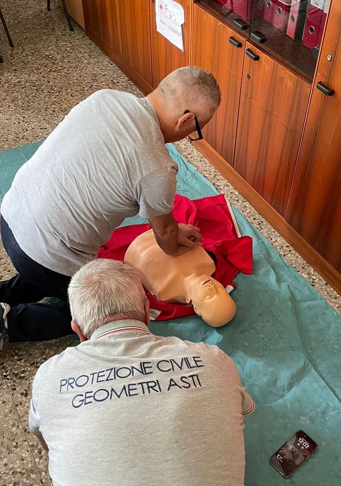 Formazione sanitaria in CRI per 24 volontari della Progeo Asti ODV