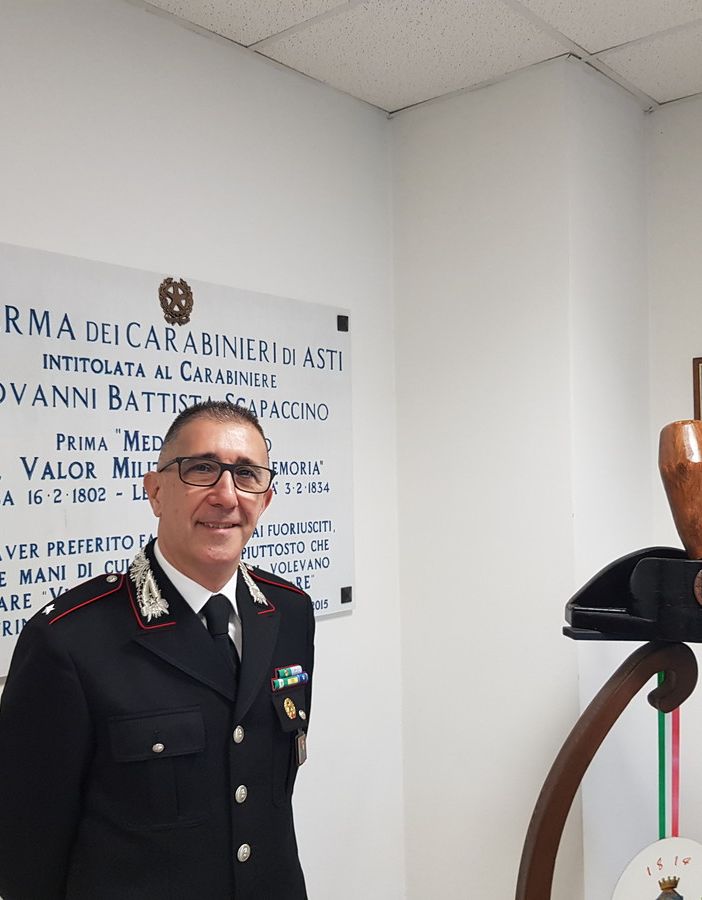 Il Radiomobile dei Carabinieri di Asti ha un nuovo comandante