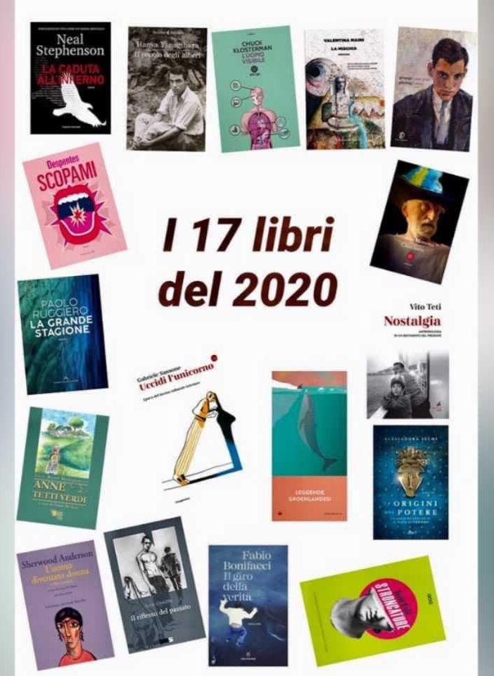 Locandina riassuntiva migliori libri 2020