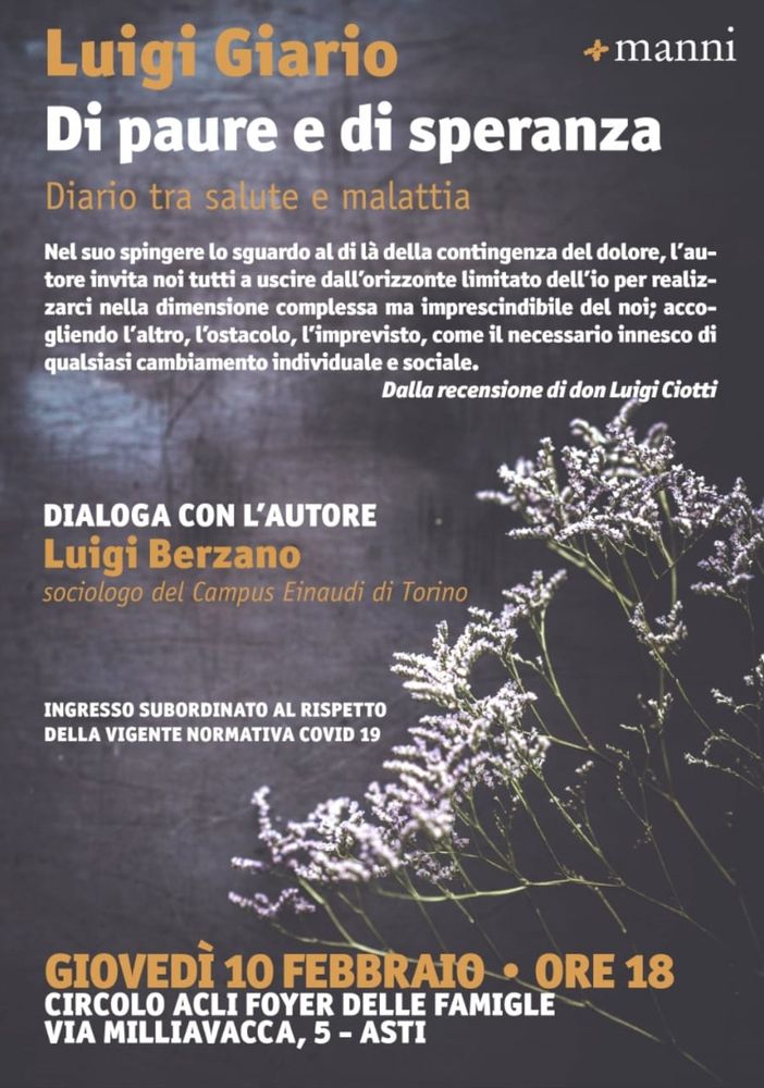 La locandina dell'incontro