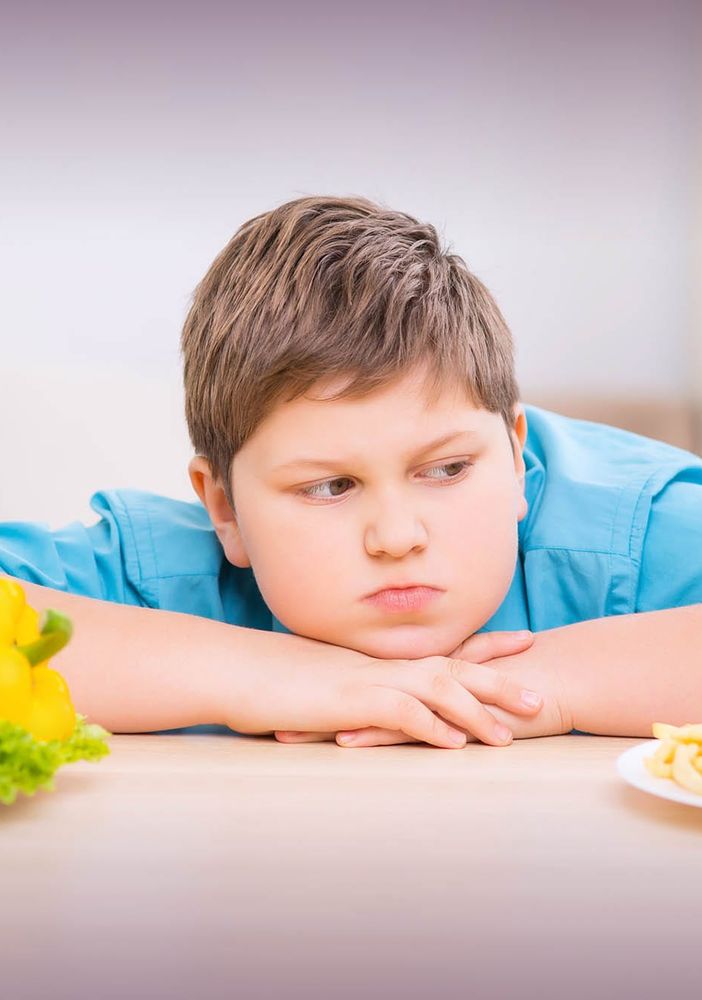 Immagine generica di obesità infantile