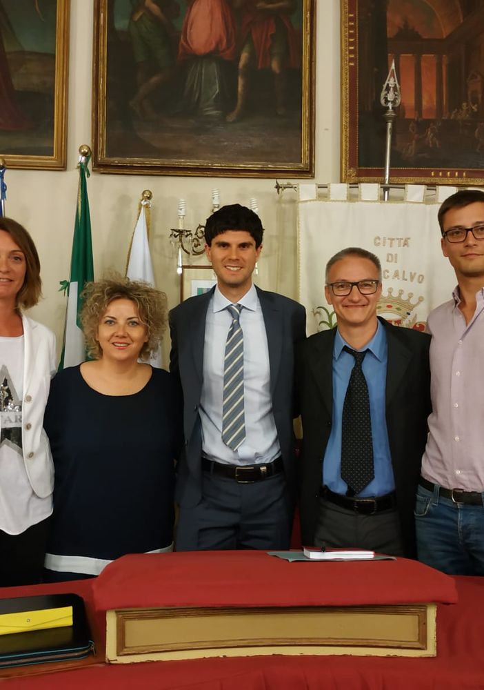 La Giunta Orecchia al momento dell'insediamento