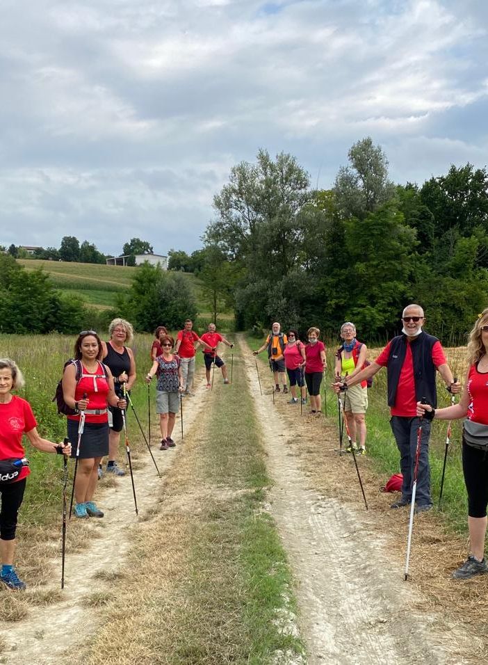 Le camminate del Nordic Walking Asti in programma dal 27 luglio al 2 agosto