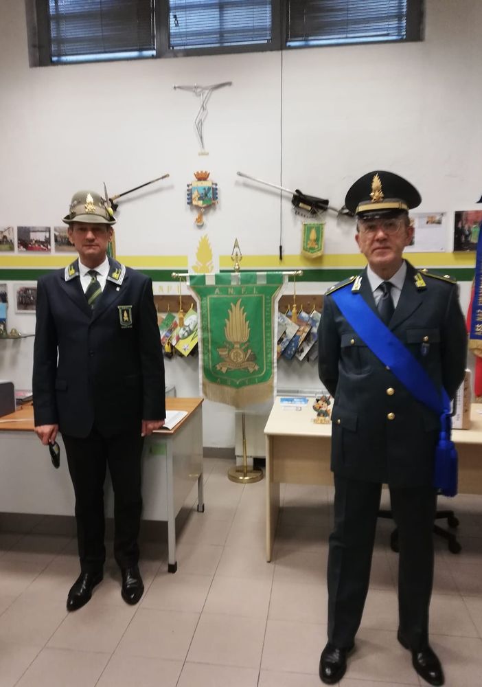 il presidente ANFI Marchese (a sinistra) e Chezzi