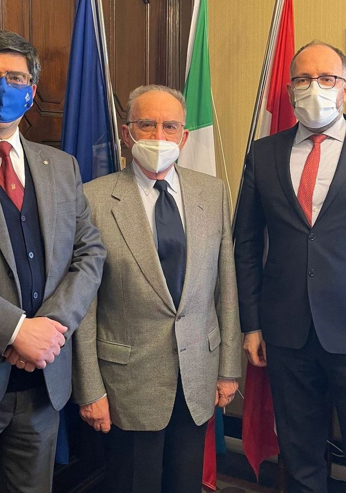 Ricevuti dal sindaco Rasero il Commissario Straordinario e il direttore dell'Automobile Club di Asti