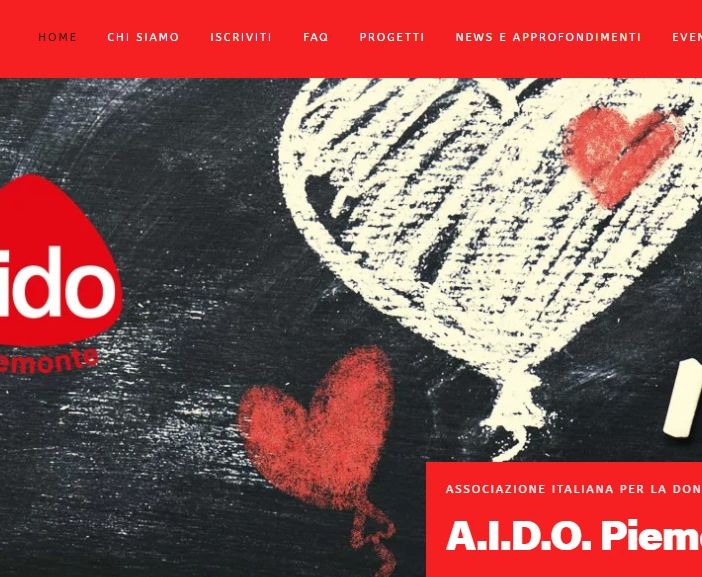 È online il nuovo sito di Aido Piemonte