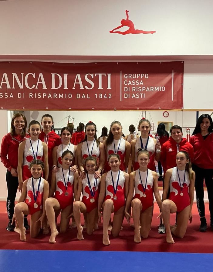 Campionato nazionale di ginnastica artistica femminile: i risultati dell'Olimpia Asti