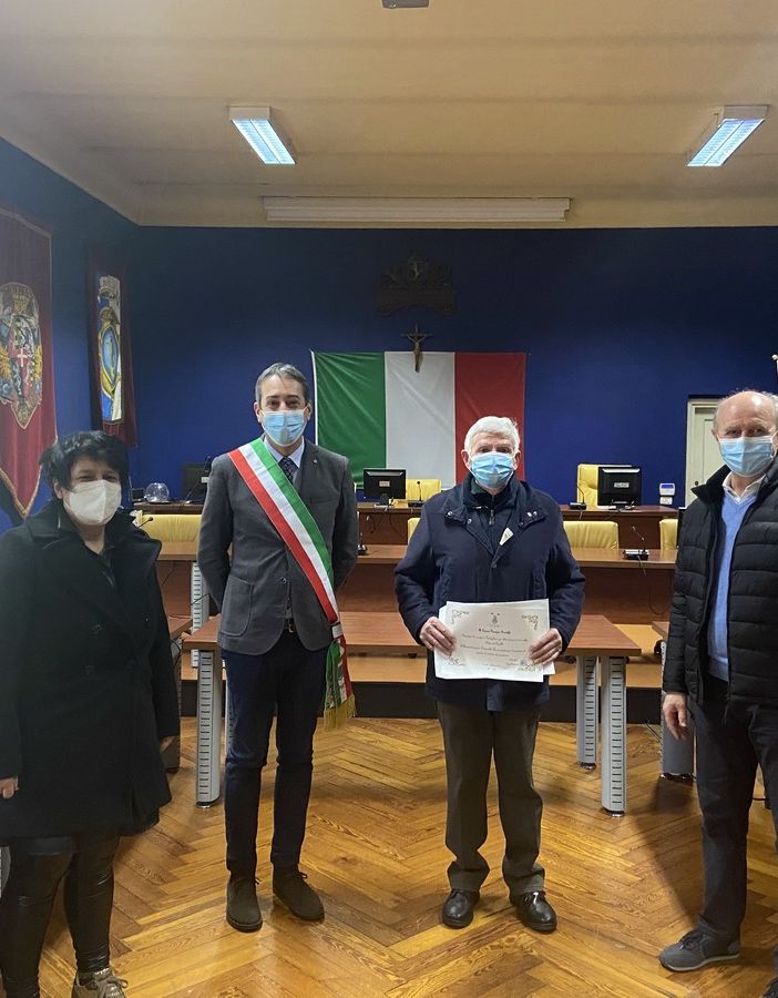 Canelli: omaggiato un ‘veterano’ del Gruppo Fidas