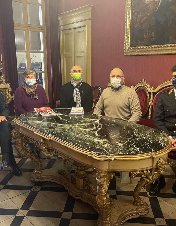Incontro poliziotti neo pensionati con il sindaco Rasero