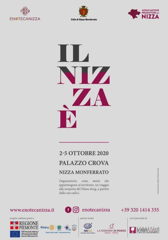 Nasce “Il Nizza è”, tre giornate dedicate al Nizza Docg e al patrimonio gastronomico locale
