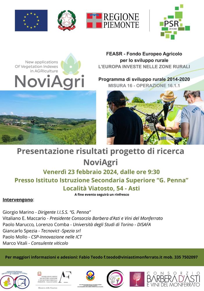La Voce... delle Scuole: al Penna verranno illustrati i risultati del progetto Noviagri