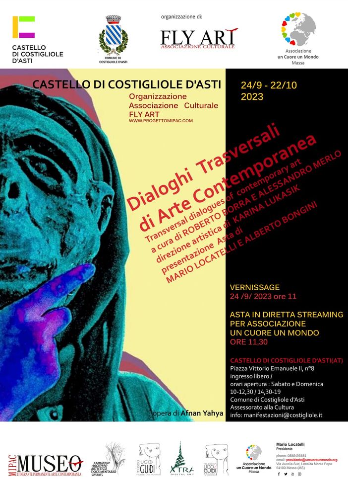 150 opere d'arte, tra cui Mirò e Ruggeri, in mostra dal 24 settembre al Castello di Costigliole