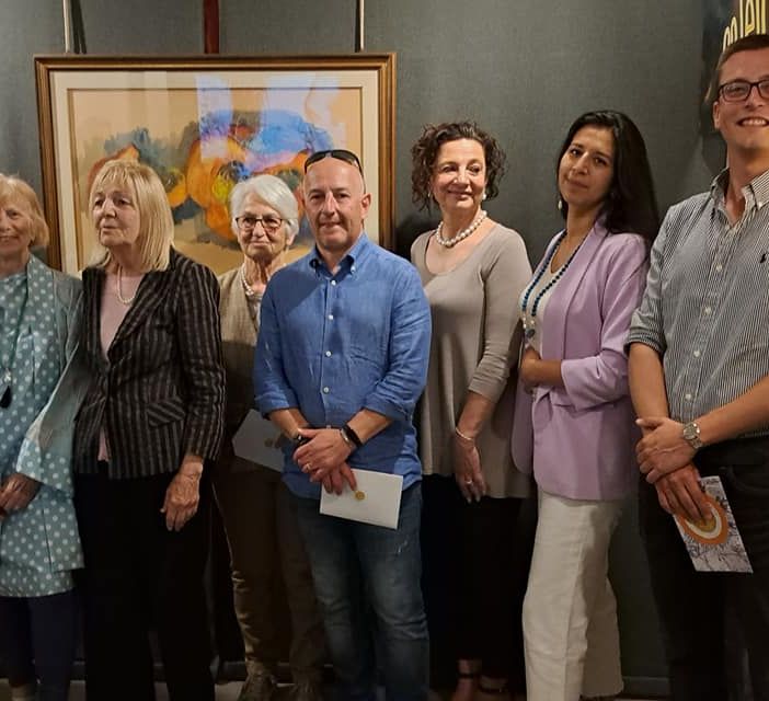 Foto dell'inaugurazione della mostra