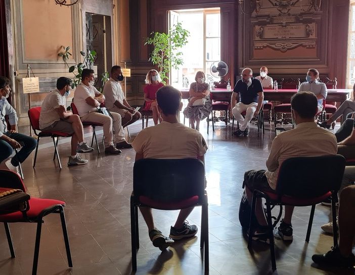 Cittadini afghani ricevuti in Municipio ad Asti