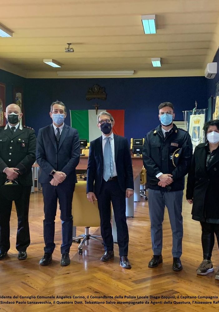 Un momento dell'incontro avuto la scorsa settimana con l'Amministrazione comunale di Canelli