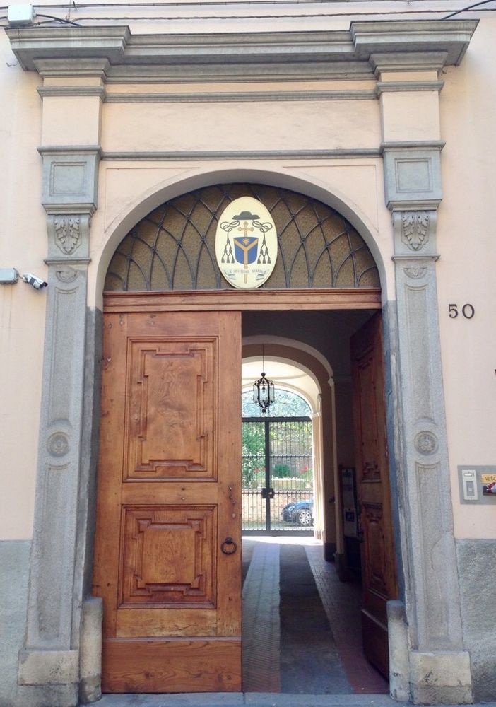 L'ingresso del Vescovado di Asti