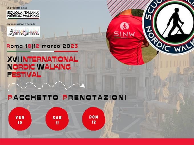 Aperte le adesioni al XVI International Nordic Walking Festival in programma a Roma