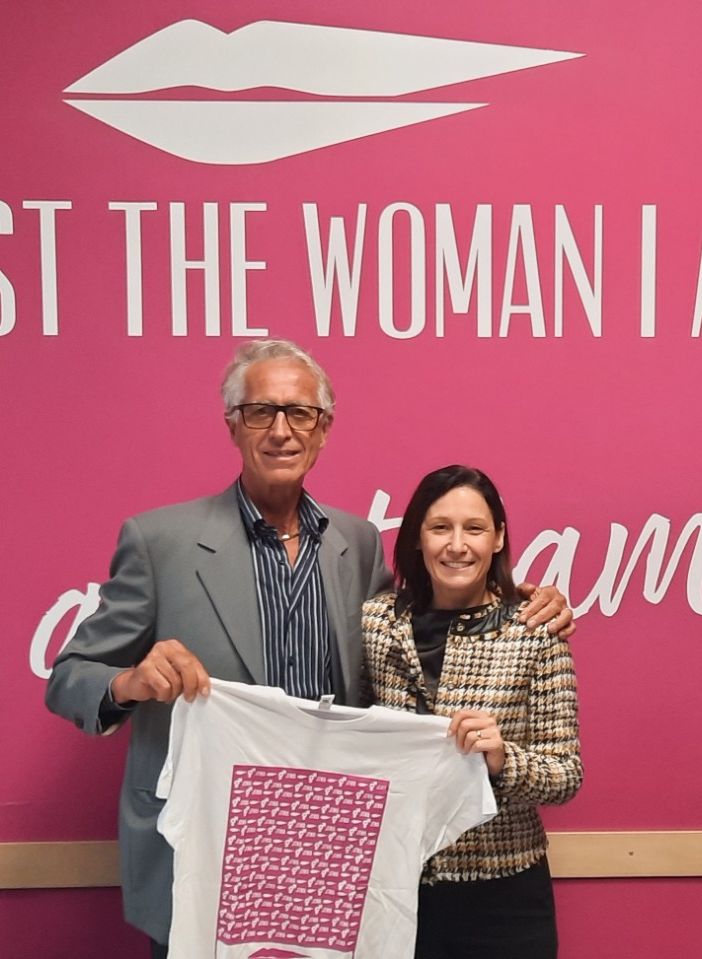 Il presidente D'Elicio con l'assessore Caucino