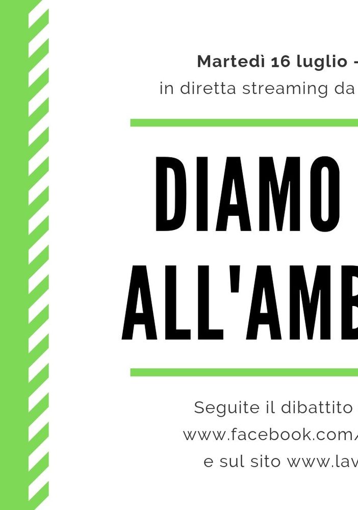 &quot;Diamo VOCE all'Ambiente&quot;: la nostra trasmissione questa sera al FuoriLuogo di Asti
