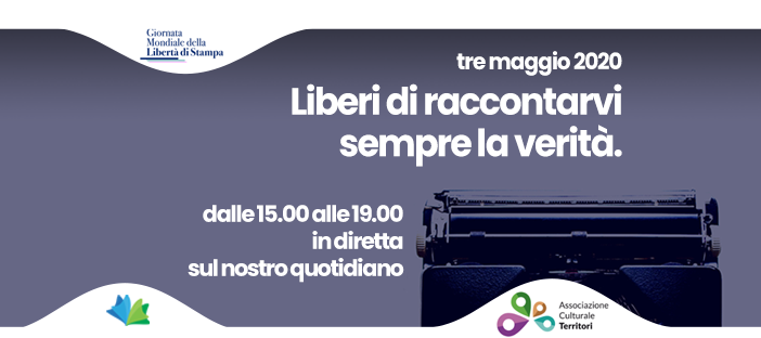 Oggi è un giornata importante! È la Giornata Mondiale della Libertà di stampa