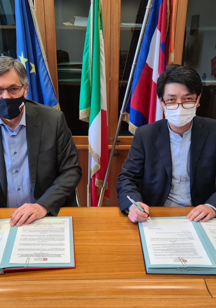 Luigi Genesio Icardi e Chen Ming