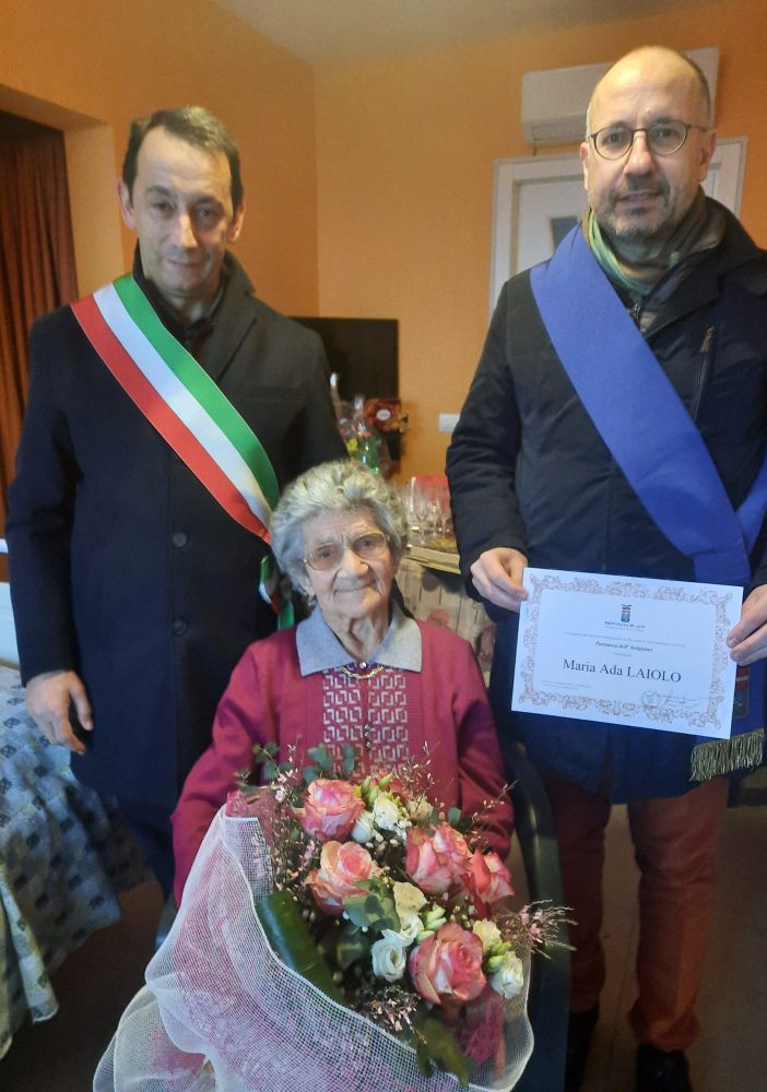 Maria Laiolo è la prima centenaria del 2024