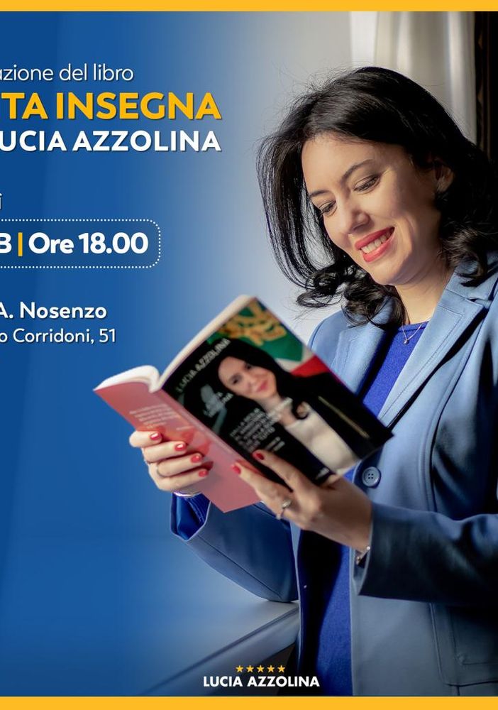 Immagine di presentazione dell'incontro con l'ex ministra Azzolina