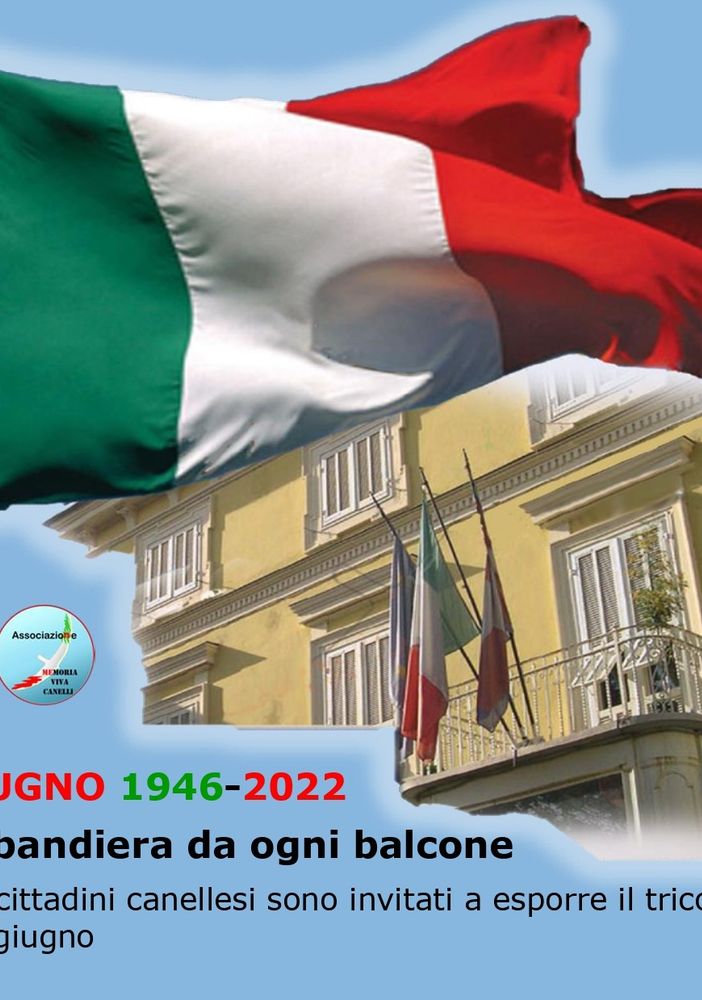 Anche quest'anno torna l'iniziativa “Una bandiera da ogni balcone&quot;, firmata Memoria Viva Canelli