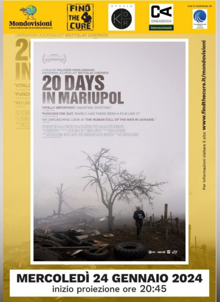 Proiezione allo Spazio Kor per “20 Days in Mariupol”, docufilm candidato agli Oscar